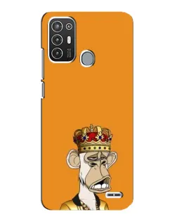 Чохол для ZTE Blade A72 з картинкою «Золота мавпа Bored Ape»