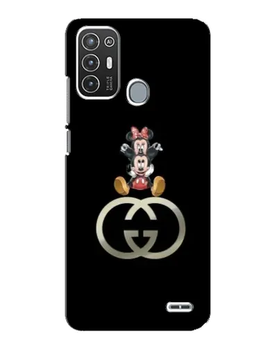 Чехол для ZTE Blade A72 с картинкой «Минни Маус на лого» Чехол для ZTE Blade A72 с картинкой «Минни Маус на лого»