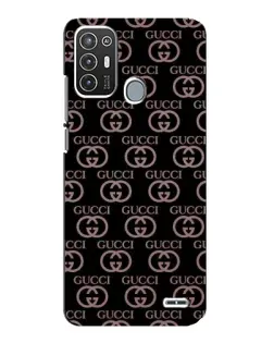 Чехол для ZTE Blade A72 с картинкой «Классическая монограмма Gucci»