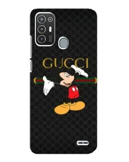 Чехол для ZTE Blade A72 с картинкой «Микки Маус Gucci»