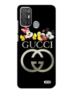 Чехол для ZTE Blade A72 с картинкой «Gucci — герои Disney»