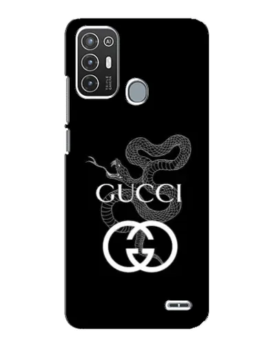 Чехол для ZTE Blade A72 с картинкой «Gucci — серебряная змея» Чехол для ZTE Blade A72 с картинкой «Gucci — серебряная змея»