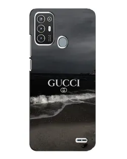 Чехол для ZTE Blade A72 с картинкой «Gucci — морской прибой»