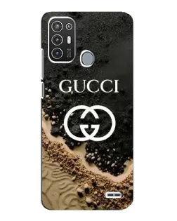 Чехол для ZTE Blade A72 с картинкой «Gucci — песчаные дюны»