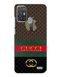 Чехол для ZTE Blade A72 с картинкой «Gucci — брендированный десерт»
