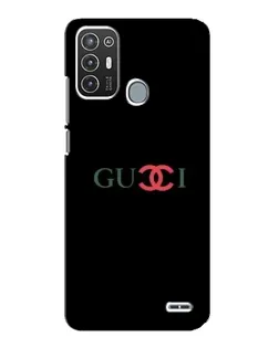 Чехол для ZTE Blade A72 с картинкой «Gucci — красный градиент»