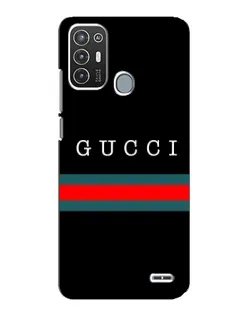 Чехол для ZTE Blade A72 с картинкой «Gucci — красный пояс»