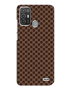 Чехол для ZTE Blade A72 с картинкой «Gucci — шоколадная сетка»