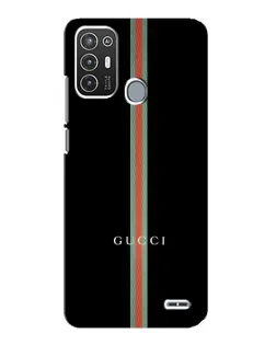 Чехол для ZTE Blade A72 с картинкой «Gucci — строгая линия»