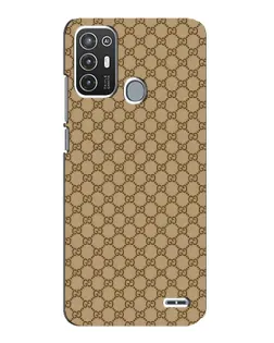 Чехол для ZTE Blade A72 с картинкой «Gucci — классический беж»