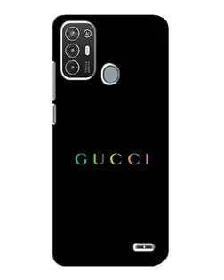 Чехол для ZTE Blade A72 с картинкой «Gucci — неоновый минимализм»