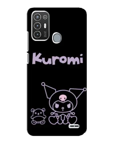 Чехол для ZTE Blade A72 с картинкой «Kuromi — черный минимализм» Чехол для ZTE Blade A72 с картинкой «Kuromi — черный минимализм»