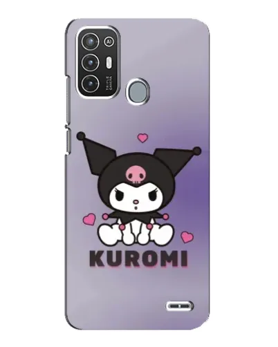 Чехол для ZTE Blade A72 с картинкой «Kuromi — фиолетовый арт» Чехол для ZTE Blade A72 с картинкой «Kuromi — фиолетовый арт»