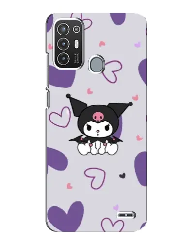 Чехол для ZTE Blade A72 с картинкой «Kuromi и лавандовые сердца» Чехол для ZTE Blade A72 с картинкой «Kuromi и лавандовые сердца»