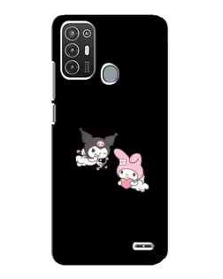 Чехол для ZTE Blade A72 с картинкой «My Melody и Kuromi»
