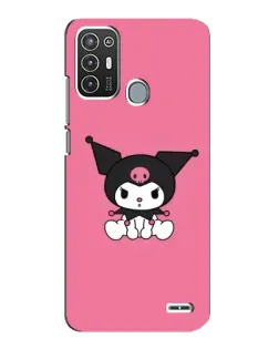 Чехол для ZTE Blade A72 с картинкой «Хмурая Kuromi»