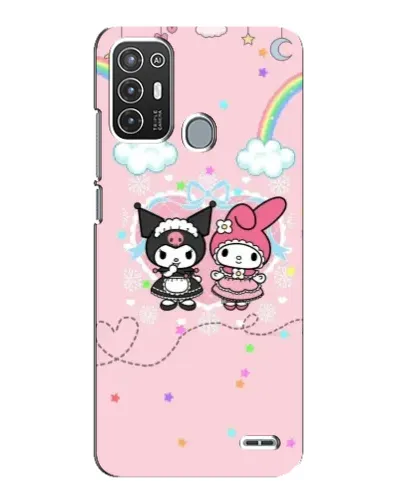 Чехол для ZTE Blade A72 с картинкой «My Melody и Kuromi» Чехол для ZTE Blade A72 с картинкой «My Melody и Kuromi»