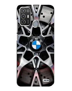 Чехол для ZTE Blade A72 с картинкой «BMW — деталь диска»