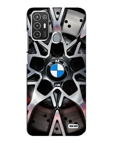 Чехол для ZTE Blade A72 с картинкой «BMW — деталь диска»