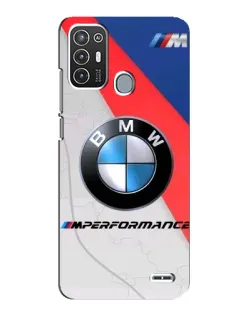 Чехол для ZTE Blade A72 с картинкой «BMW Performance стиль»