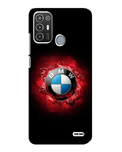 Чехол для ZTE Blade A72 с картинкой «Логотип BMW — вспышка»