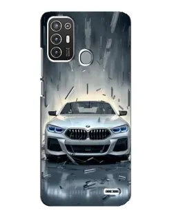 Чехол для ZTE Blade A72 с картинкой «BMW в свете фар»