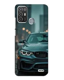 Чехол для ZTE Blade A72 с картинкой «BMW в огнях города»