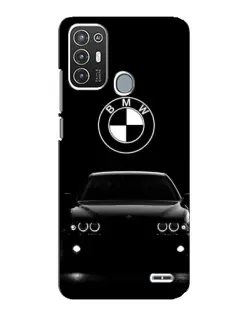 Чехол для ZTE Blade A72 с картинкой «BMW — взгляд из темноты»