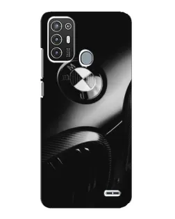 Чехол для ZTE Blade A72 с картинкой «Эмблема BMW — макро»