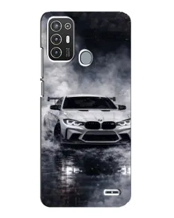 Чехол для ZTE Blade A72 с картинкой «BMW сквозь туман»