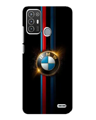 Чехол для ZTE Blade A72 с картинкой «BMW M-Power неон»