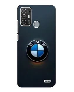 Чехол для ZTE Blade A72 с картинкой «Логотип BMW — минимализм»