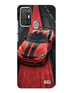Чехол для ZTE Blade A72 с картинкой «BMW на красной дорожке»