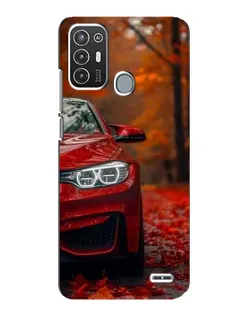 Чехол для ZTE Blade A72 с картинкой «Осенняя BMW M4»