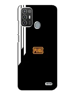 Чехол для ZTE Blade A72 с картинкой «PUBG — вертикальные линии»