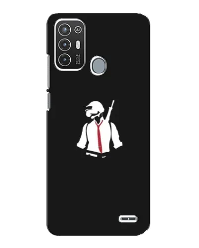 Чехол для ZTE Blade A72 с картинкой «PUBG — силуэт воина» Чехол для ZTE Blade A72 с картинкой «PUBG — силуэт воина»