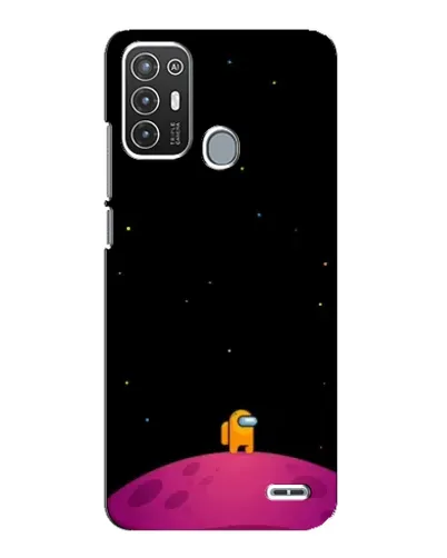 Чехол для ZTE Blade A72 с картинкой «Одинокий герой на планете» Чехол для ZTE Blade A72 с картинкой «Одинокий герой на планете»