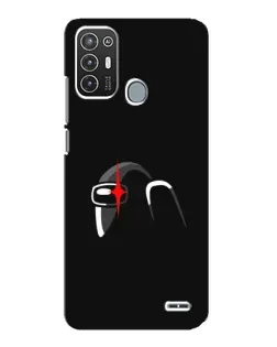 Чехол для ZTE Blade A72 с картинкой «Among Us шлем»
