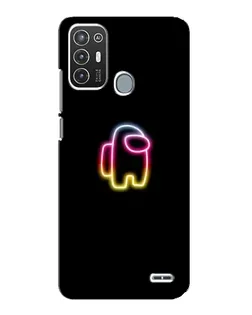 Чехол для ZTE Blade A72 с картинкой «Among Us градиент»