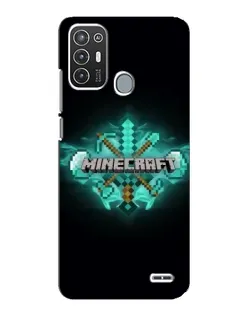 Чехол для ZTE Blade A72 с картинкой «Minecraft Diamond лого»