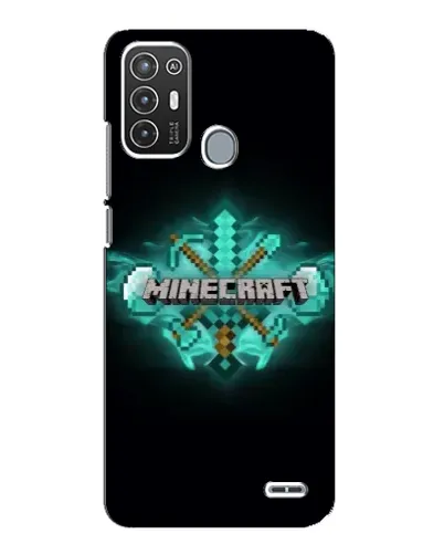 Чехол для ZTE Blade A72 с картинкой «Minecraft Diamond лого»