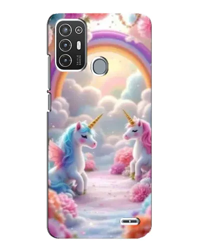 Чехол для ZTE Blade A72 с картинкой «Радуга и единороги» Чехол для ZTE Blade A72 с картинкой «Радуга и единороги»