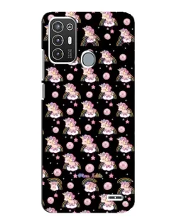 Чехол для ZTE Blade A72 с картинкой «Magic Unicorn паттерн»