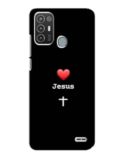 Чехол для ZTE Blade A72 с картинкой «Сердце - Jesus» Чехол для ZTE Blade A72 с картинкой «Сердце - Jesus»
