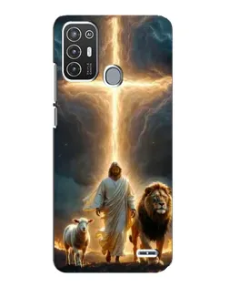 Чехол для ZTE Blade A72 с картинкой «Лев Иуды и Свет» Чехол для ZTE Blade A72 с картинкой «Лев Иуды и Свет»