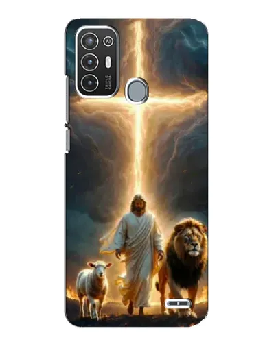 Чехол для ZTE Blade A72 с картинкой «Лев Иуды и Свет»