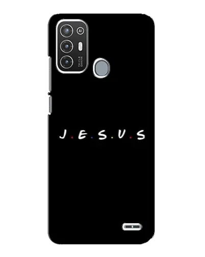 Чехол для ZTE Blade A72 с картинкой «Точки веры J.E.S.U.S.»