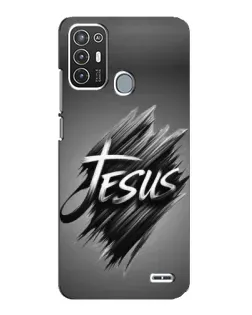 Чехол для ZTE Blade A72 с картинкой «Надпись Jesus Graffiti»