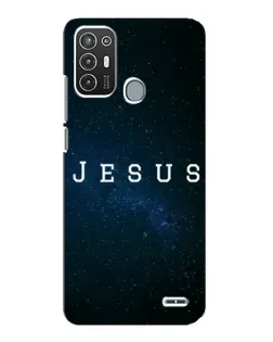 Чехол для ZTE Blade A72 с картинкой «Звездное небо Jesus»