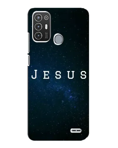 Чехол для ZTE Blade A72 с картинкой «Звездное небо Jesus»